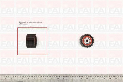FAI AUTOPARTS t9443 -  Паразитный / Ведущий ролик, зубчатый ремень